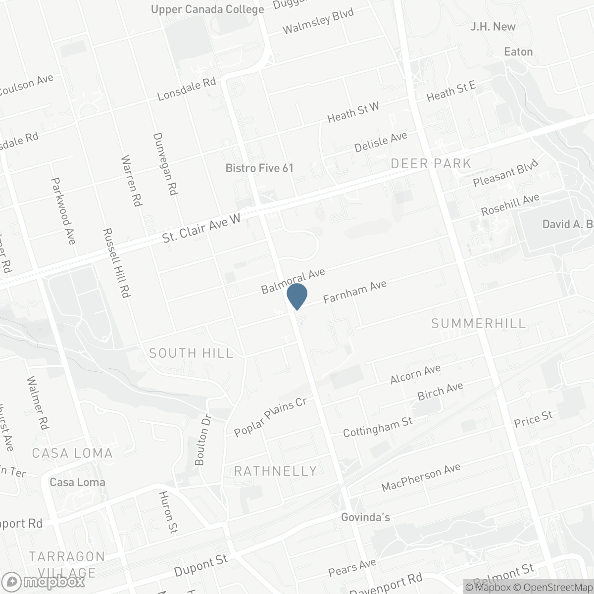 210 - 150 FARNHAM AVENUE, Toronto, Ontario M4V 1H5